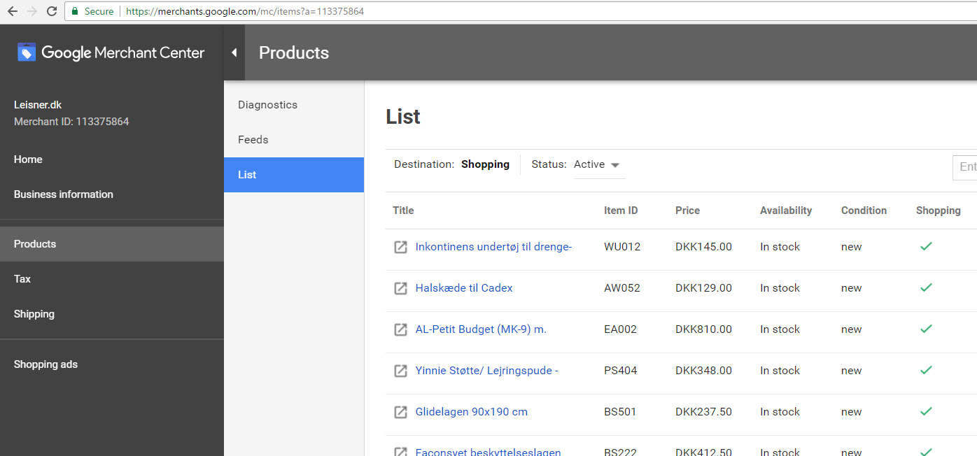 Google Shopping