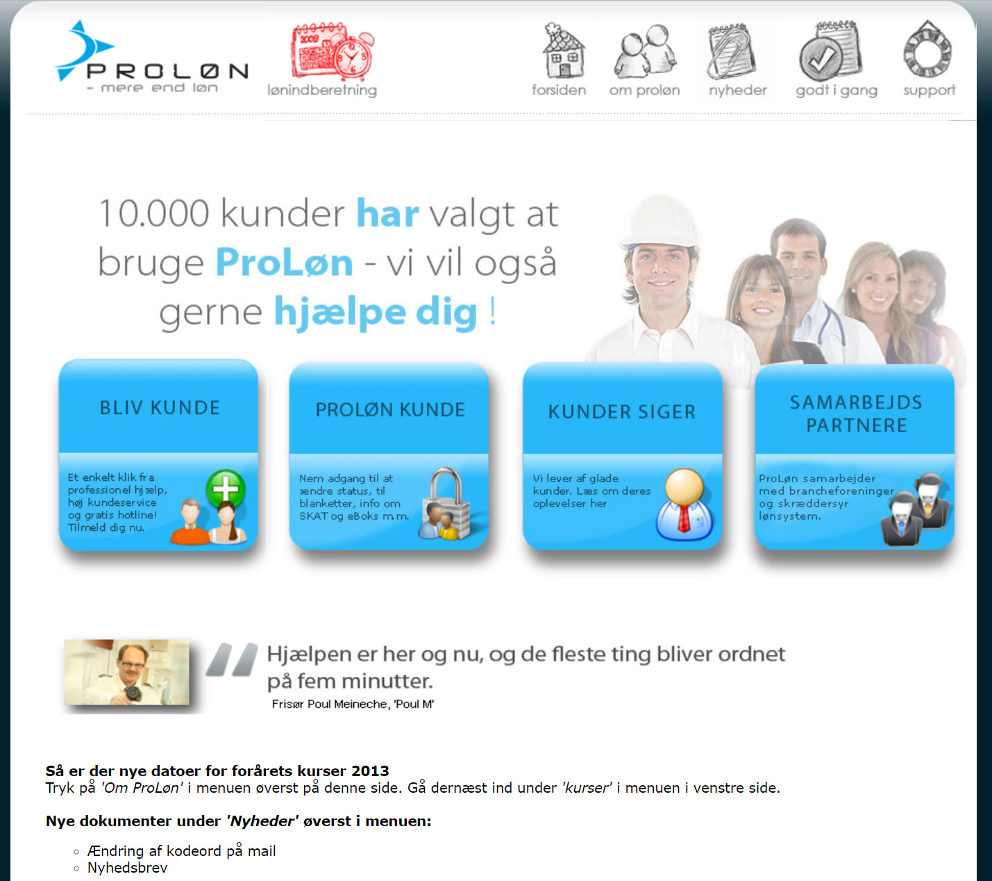 Gammel-proløn-webside